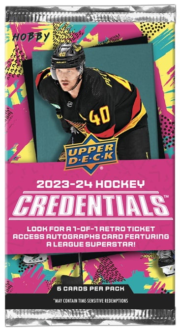 2023-24 Upper Deck Credentials Hockey Hobby Box