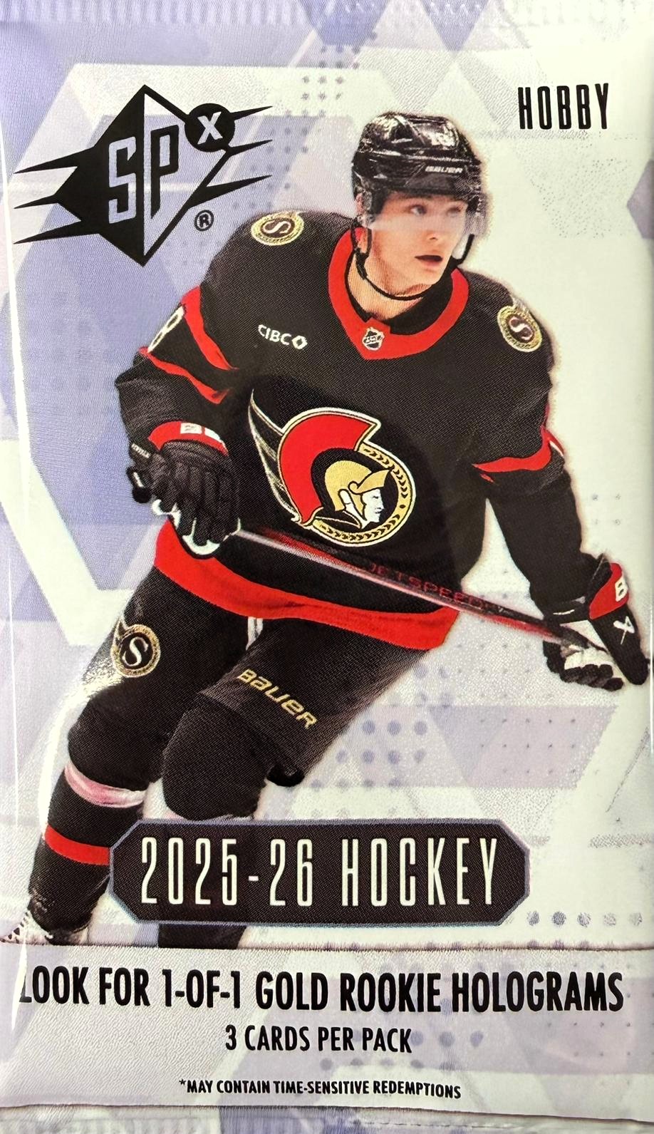 2025-26 Upper Deck SPx Hockey Hobby Pack