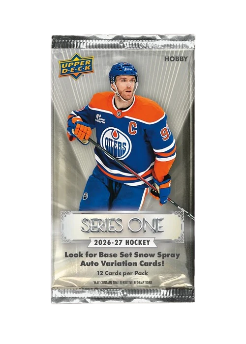 2026-27 Upper Deck Series 1 Hockey Hobby Balíček 