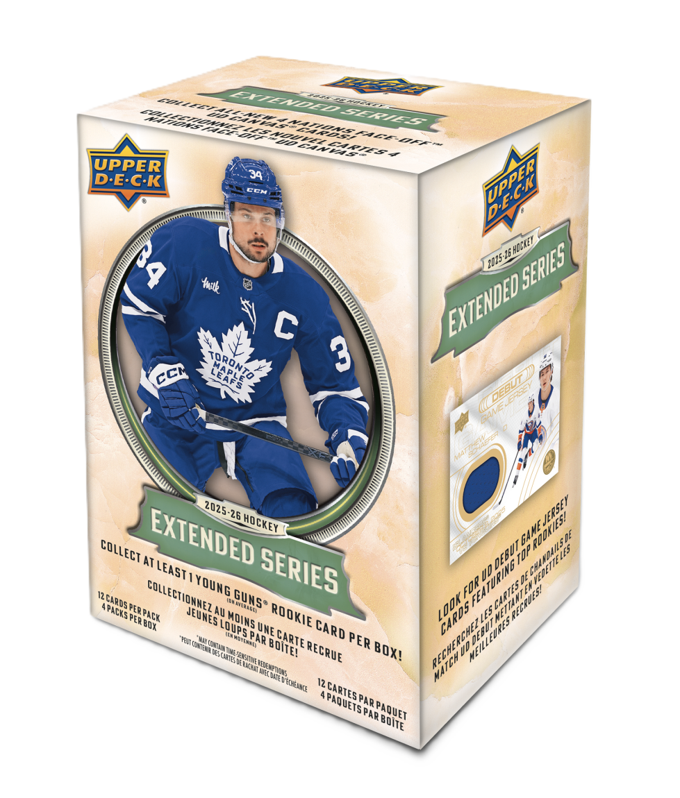 2025-26 Upper Deck Extended Series Hockey Blaster Box